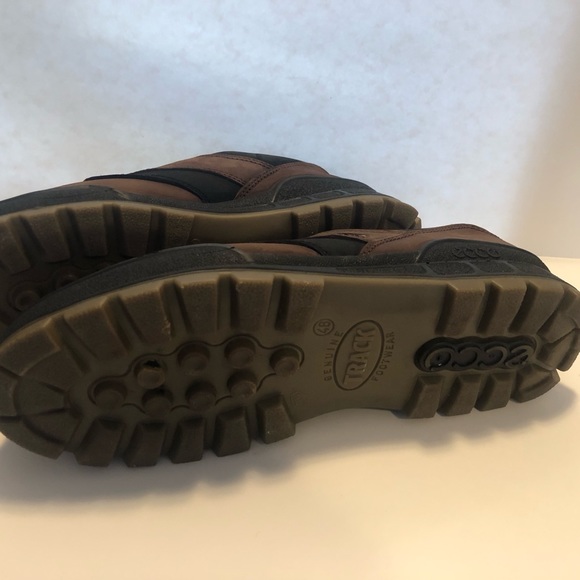 FINAL! MEN’S ECCO BROWN & BLACK GENUINE TRACK FOOTWEAR NEARLY NEW! - Picture 6 of 10
